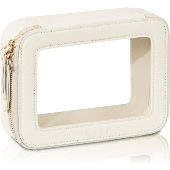 Waterproof Makeup Bag Travel Cosmetic Organizer PU Leather Toiletry Case Large - Picture 1 of 7